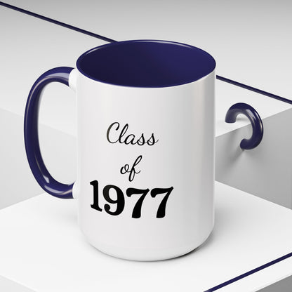 Class of 1977 Accent Coffee Mug — 11 & 15oz