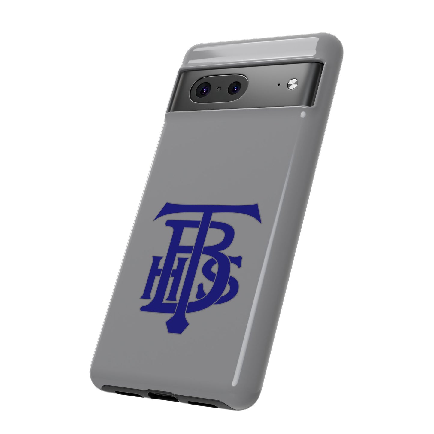Stacked Logo - Tough Phone Cases - Gray - Google phones