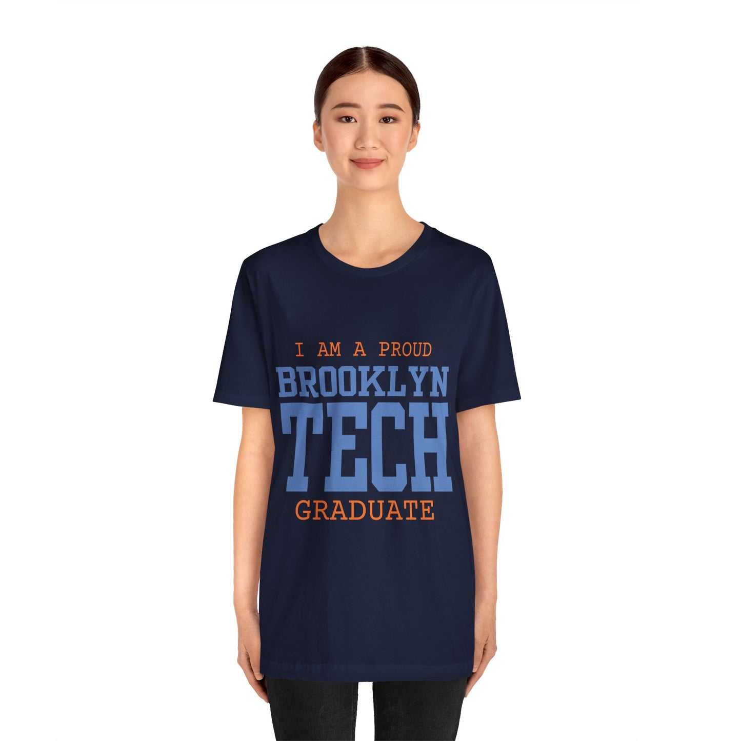 Classic Font - I Am A Proud Brooklyn Tech Graduate - Men's Short Sleeve Jersey