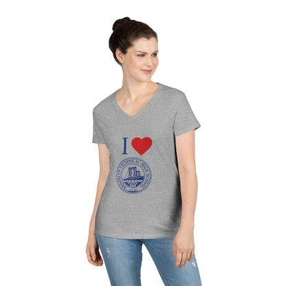 Boutique - I Love Brooklyn Tech Ladies' V-Neck T-Shirt