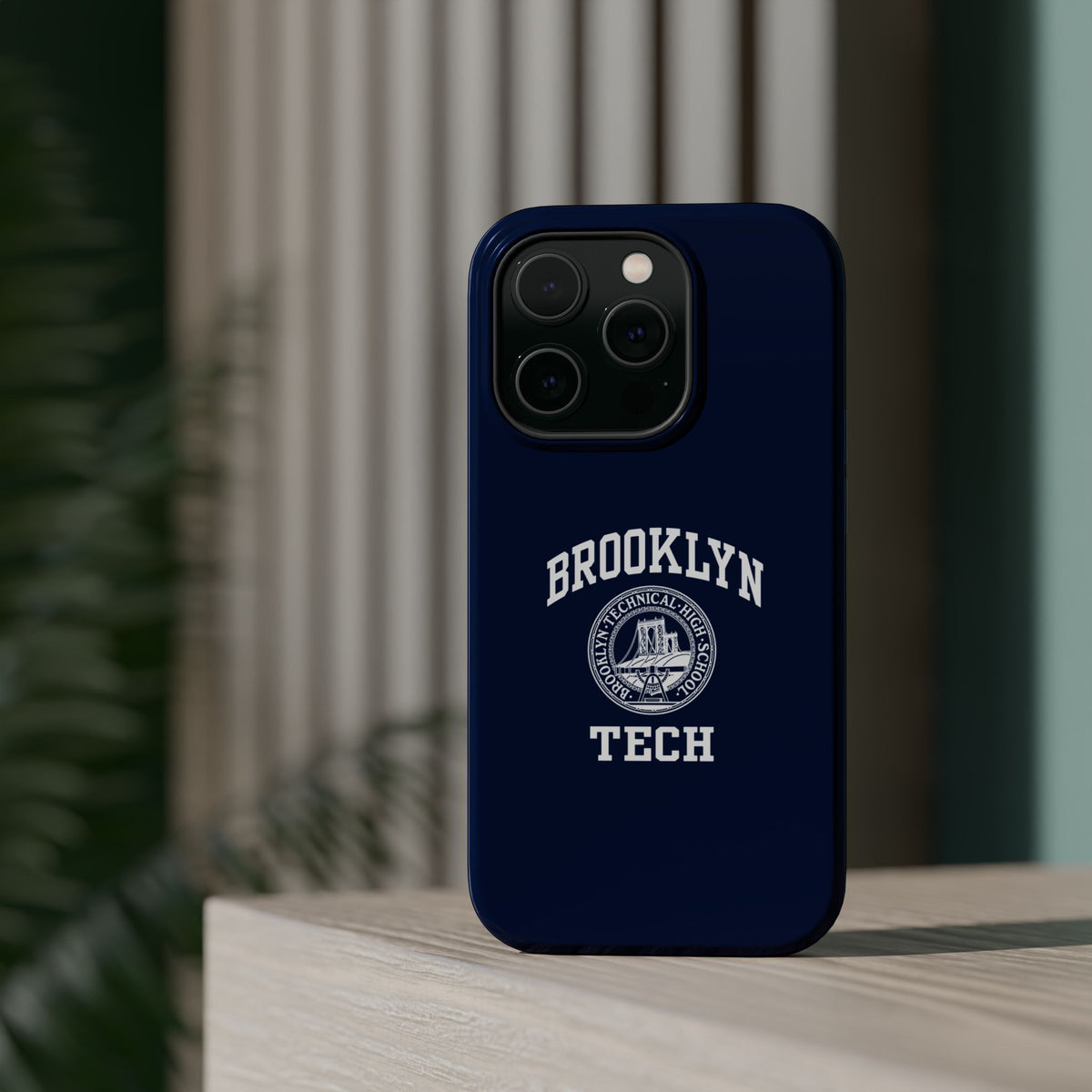 Classic Logo with Brooklyn Tech Magnetic Phone Case