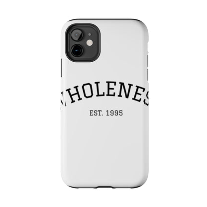 Wholeness Est. 1995 Tough Phone Case — Minimal Arch Text Protective Cover