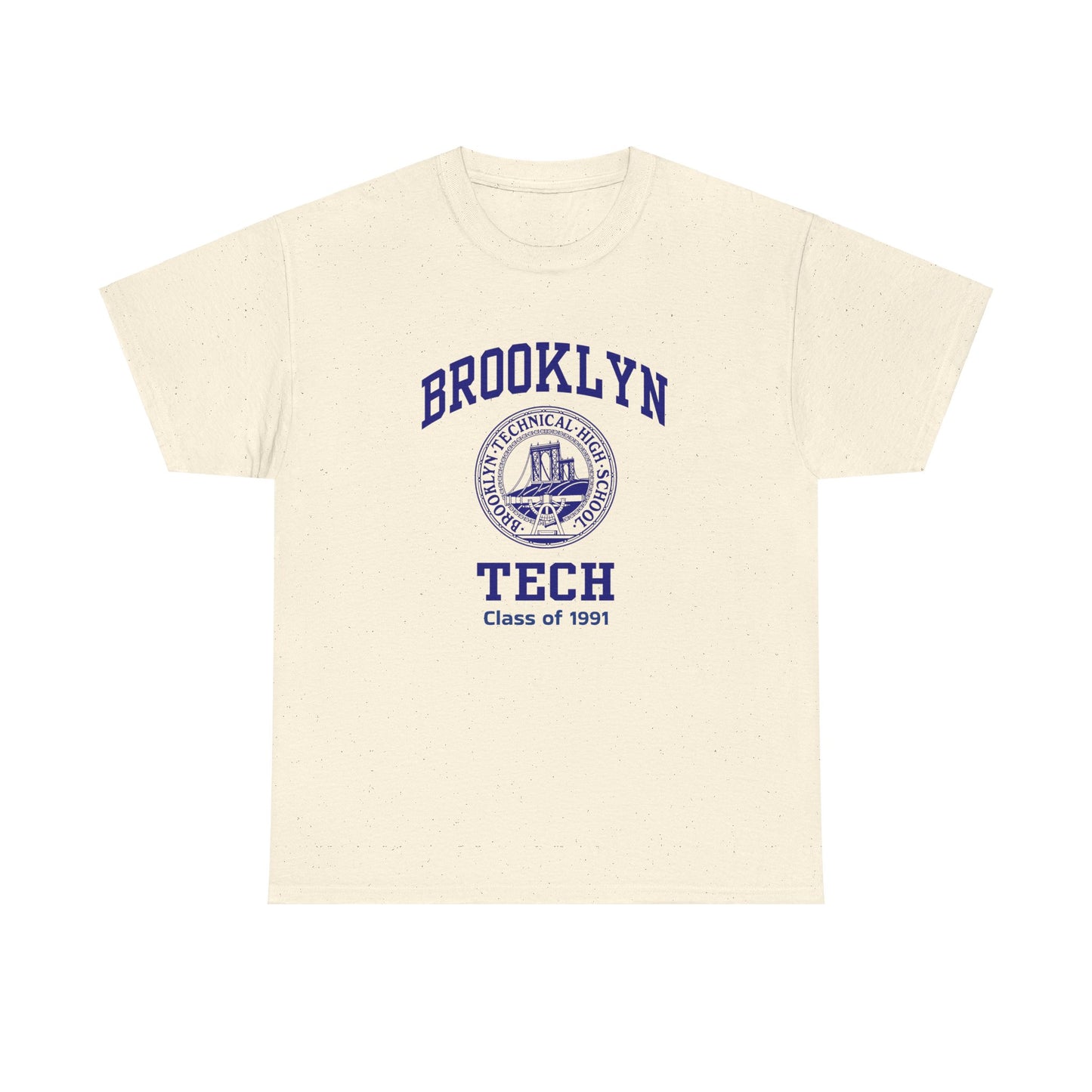 Brooklyn Tech Classic Logo - Men's Heavy Cotton T-Shirt - Class of 1991