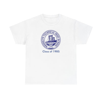 Classic Tech Logo - Class Of 1985 - Men's  Heavy Cotton T-Shirt