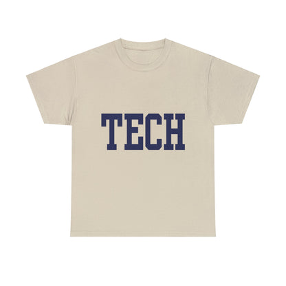 Tech - Classic Font - Men's Heavy Cotton T-Shirt