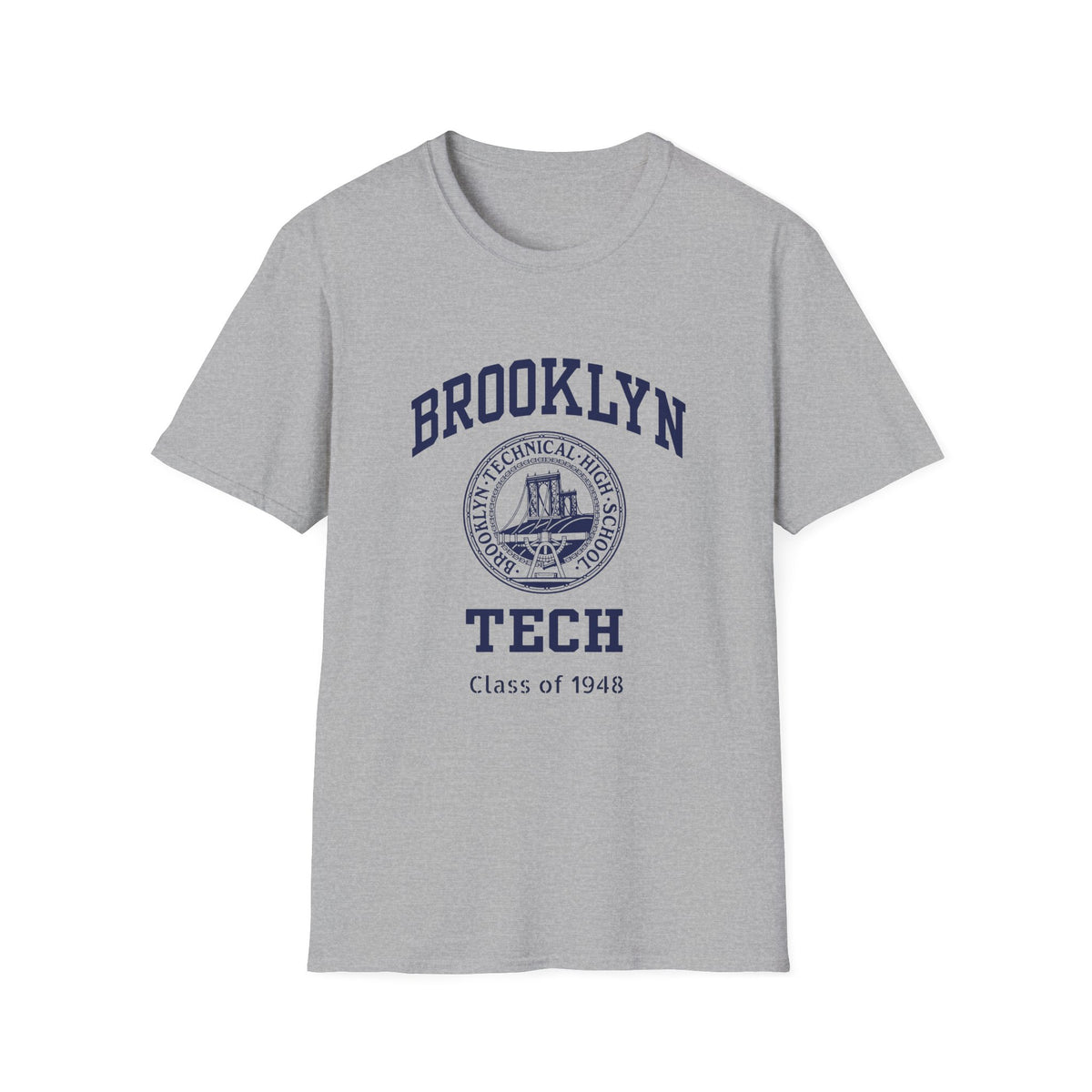 Class of 1948 - Classic Logo with Brooklyn Tech - Gildan Softstyle T-Shirt