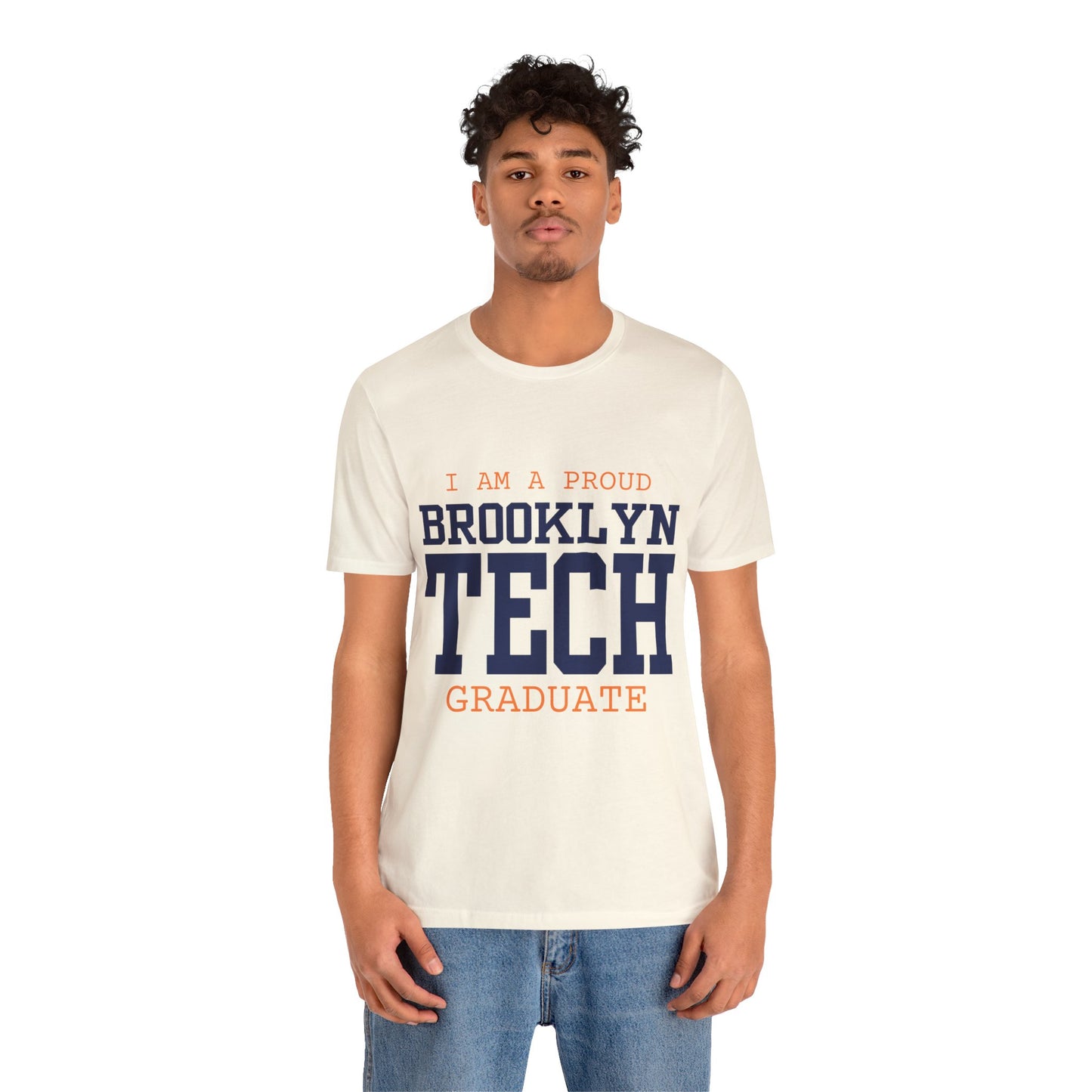 Classic Font - I Am A Proud Brooklyn Tech Graduate - Men's Short Sleeve Jersey