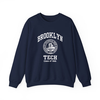 Brooklyn Tech Classic Logo - Men's Heavy Blend™ Crewneck Sweatshirt - Class Of 1995
