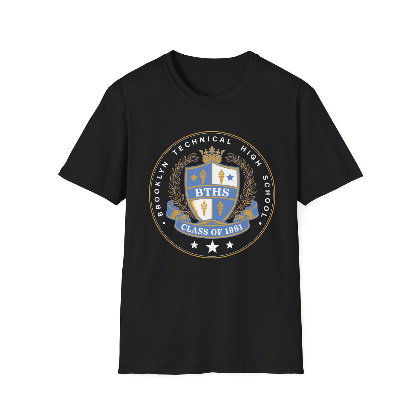 Class of 1981 Men's Softstyle T-Shirt - Light Blue Logo