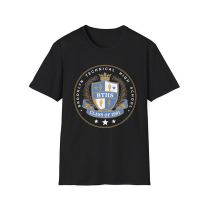 Class of 1981 Men's Softstyle T-Shirt - Light Blue Logo
