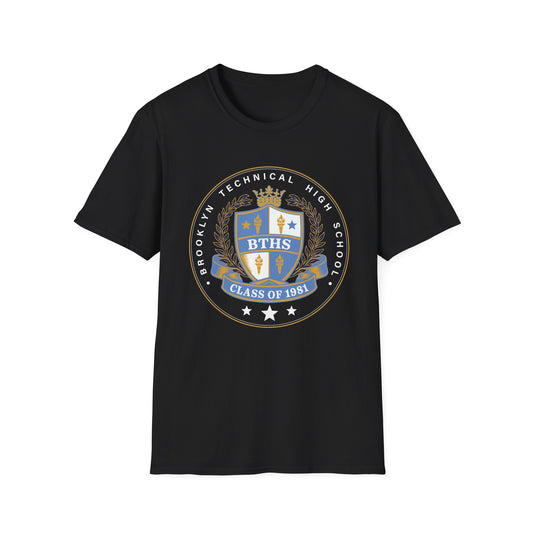Class of 1981 Men's Softstyle T-Shirt - Light Blue Logo