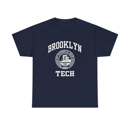 Classic Tech Seal With Brooklyn Tech - Men's Heavy Cotton T-Shirt