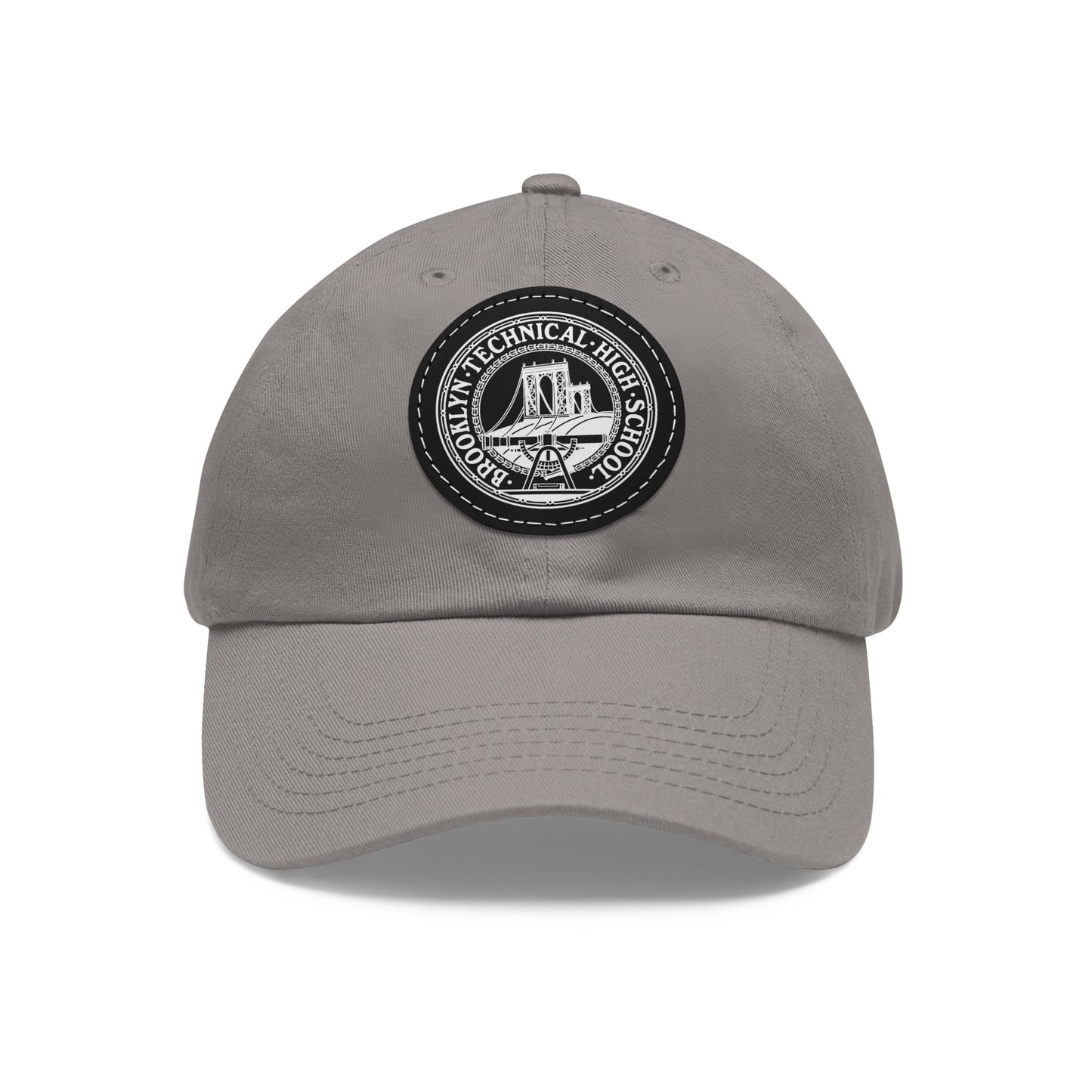 Classic Tech Logo - Hat with Leather Patch (Round)