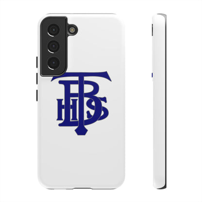 Stacked Logo - Tough Phone Cases - White