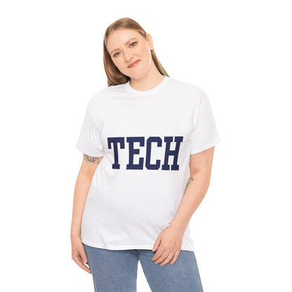 Tech - Classic Font - Men's Heavy Cotton T-Shirt