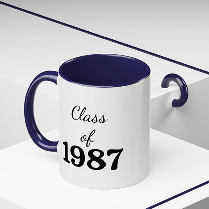 Class of 1987 Accent Coffee Mug — 11 & 15oz