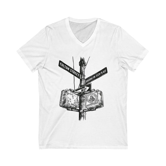 Boutique - Fulton St & Brooklyn Tech Pl - Men's V-Neck Tee