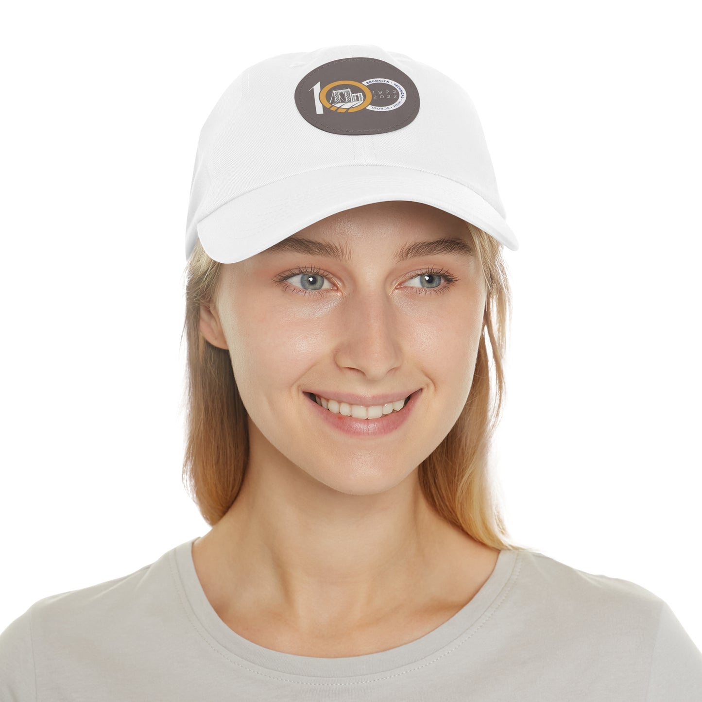 Tech Centennial Hat with Leather Patch (Round)