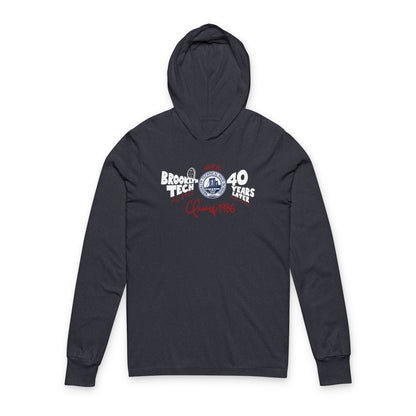 Class of 1986 Commemorative Bella+Canvas Unisex Hooded Long Sleeve T-shirt