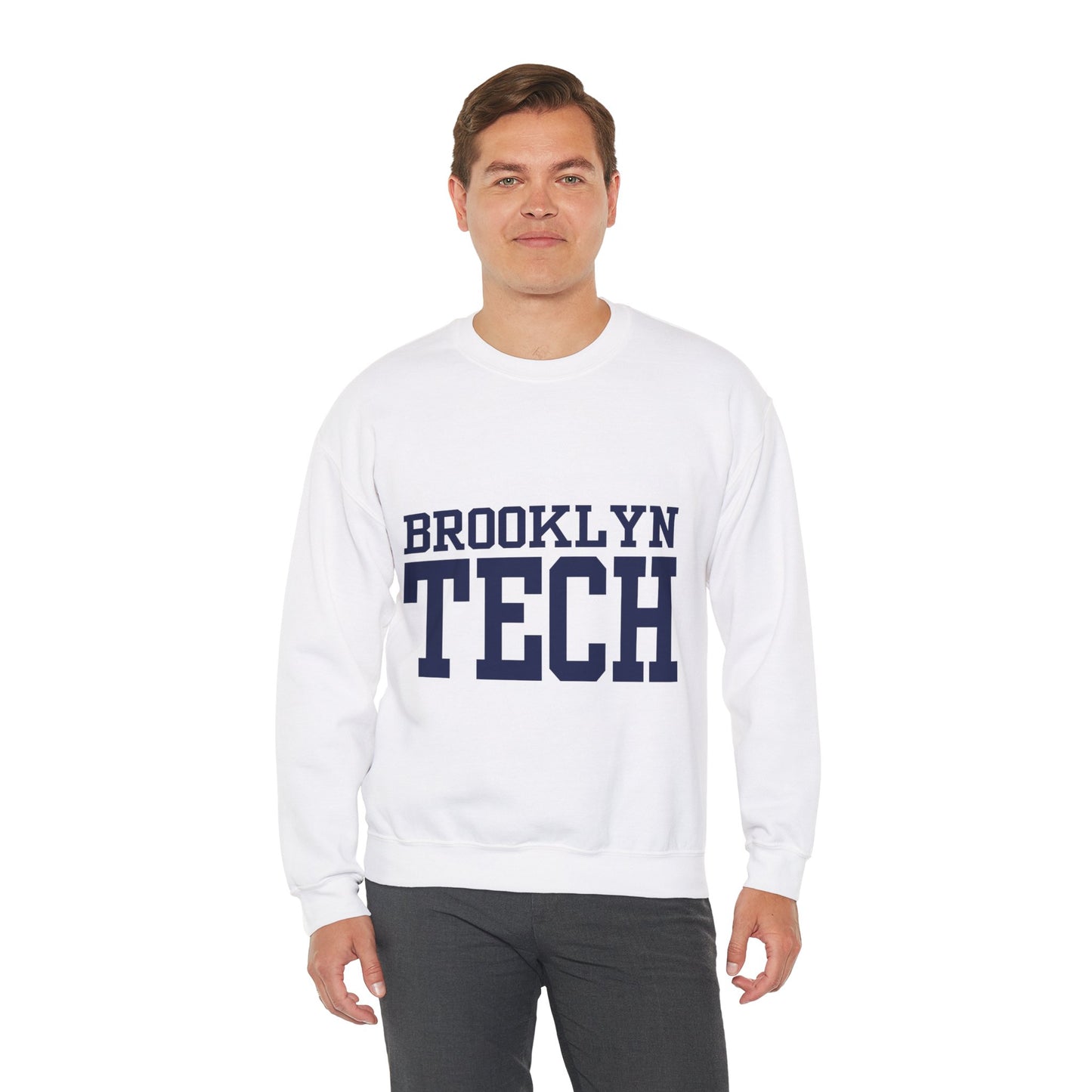 Classic Brooklyn Tech - Men's Heavy Blend Crewneck Sweatshirt