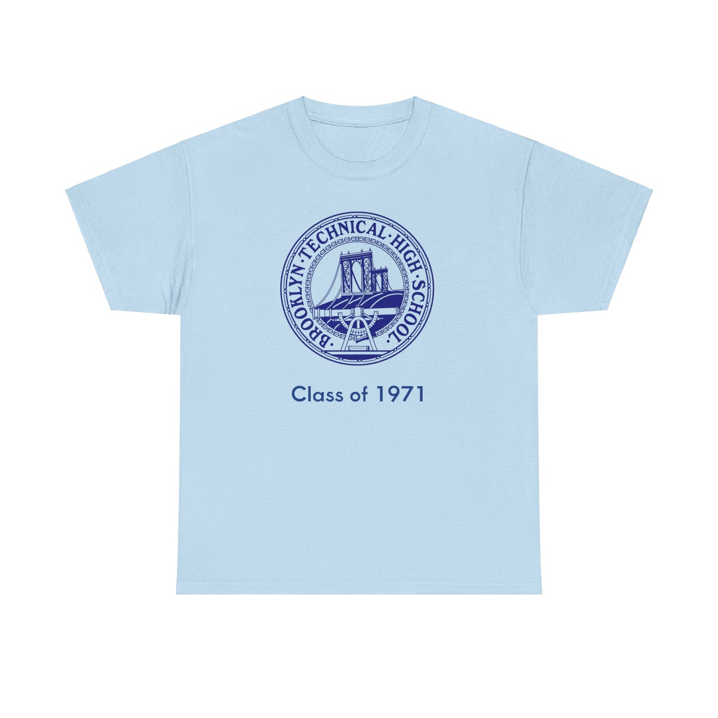 Classic Tech Logo - Men's Heavy Cotton T-Shirt - Class Of 1971