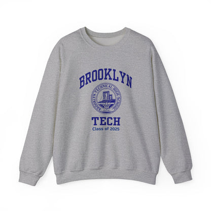 Brooklyn Tech Classic Logo - Men's Heavy Blend™ Crewneck Sweatshirt - Class of 2025