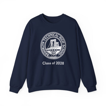 Classic Tech Seal - Men's Heavy Blend Crewneck Sweatshirt - Class Of 2028