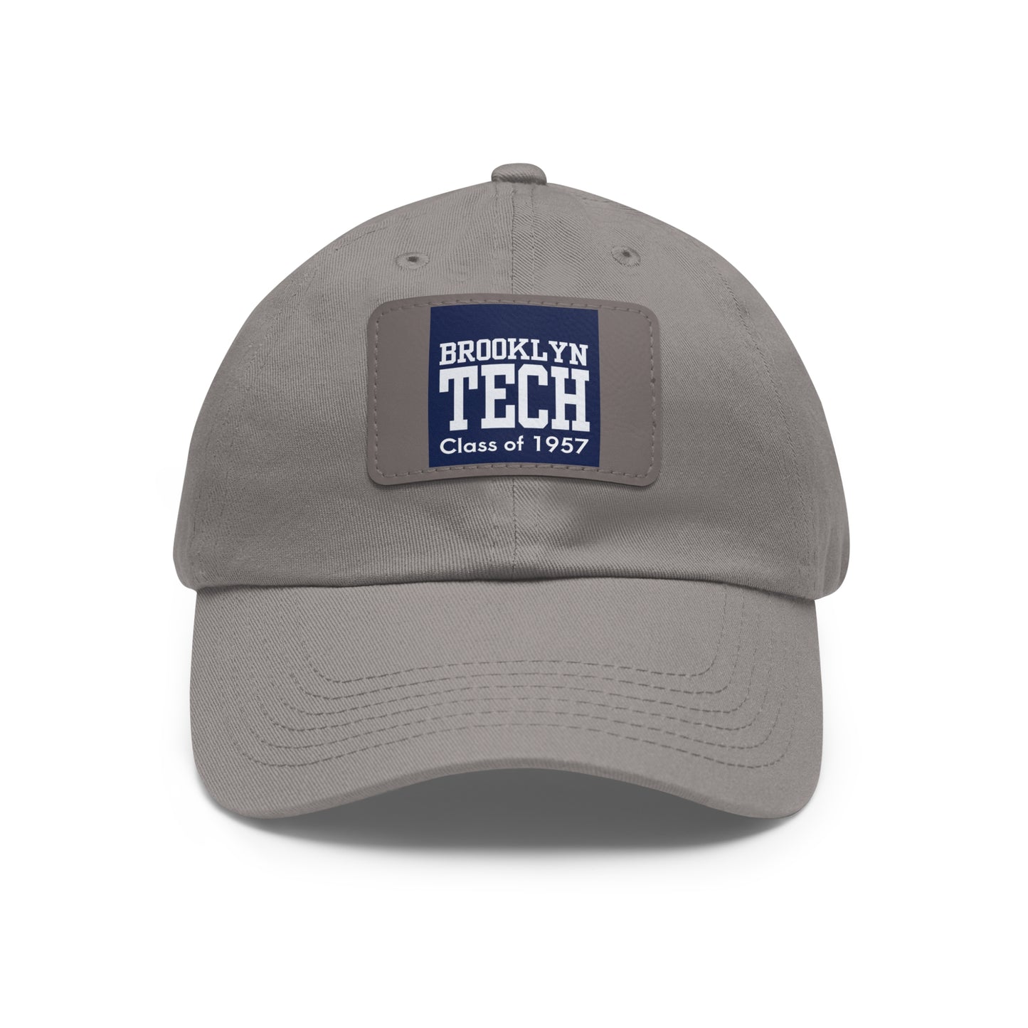 Classic Brooklyn Tech - Hat with Leather Patch (Rectangle) - Class of 1957