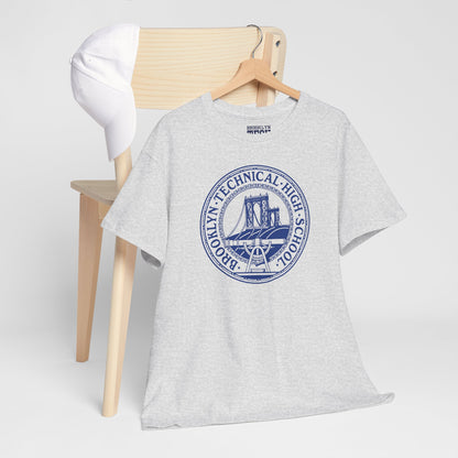 Classic Tech Logo - Blue Graphic - Men's Heavy Cotton Tee