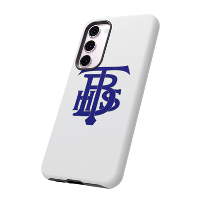 Stacked Logo - Tough Phone Cases - White