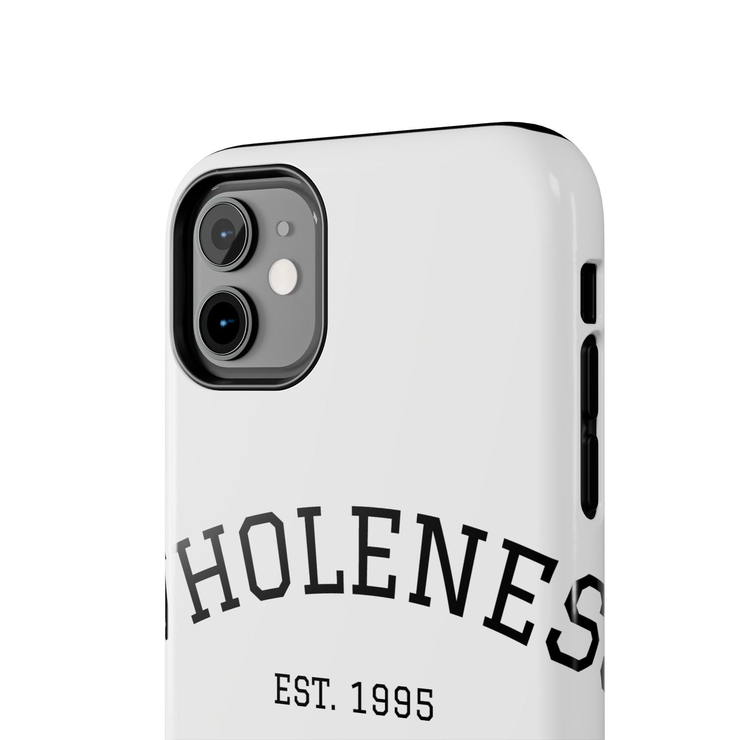 Wholeness Est. 1995 Tough Phone Case — Minimal Arch Text Protective Cover
