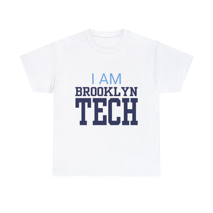 I Am Brooklyn Tech - Classic Font - Men's Heavy Cotton T-Shirt