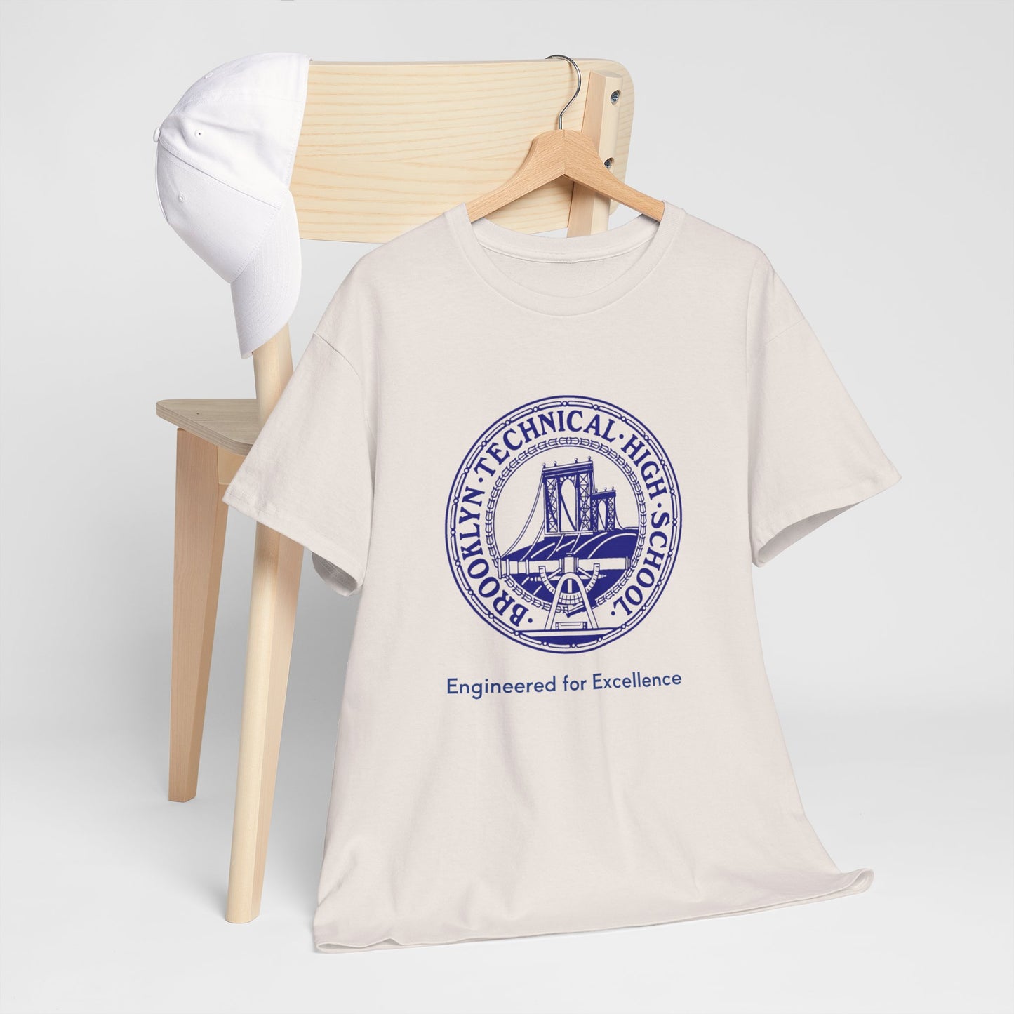 Classic Tech Seal - "engineered For Excellence" - Men's Heavy Cotton T-Shirt