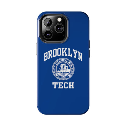 Brooklyn Tech Classic Logo - Tough Phone Cases - Navy