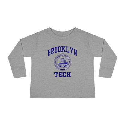 Family - Classic Brooklyn Tech Logo - Toddler Long Sleeve T-Shirt