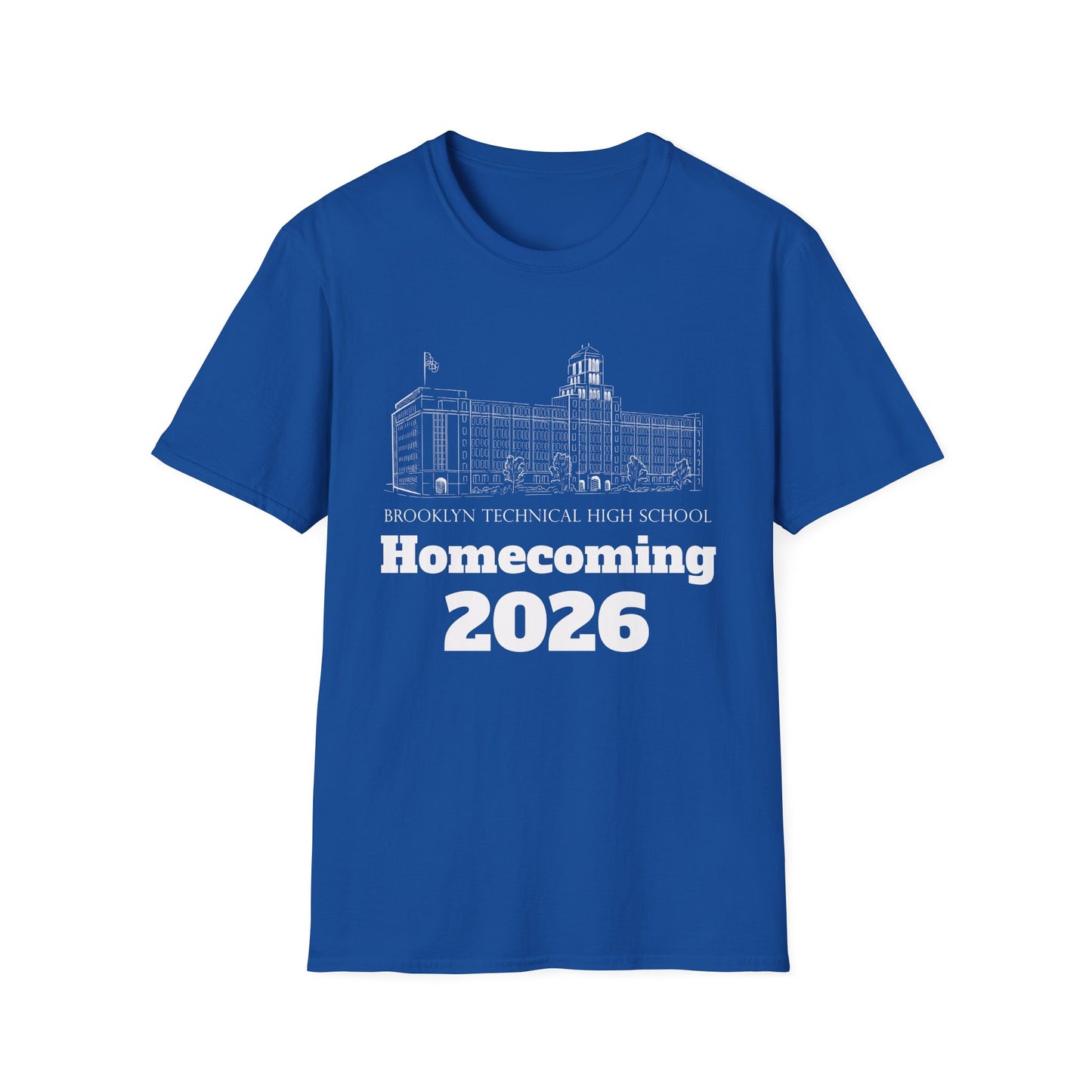 Homecoming 2026 T-Shirt — School Building Illustration