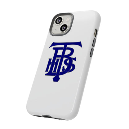 Stacked Logo - Tough Phone Cases - White