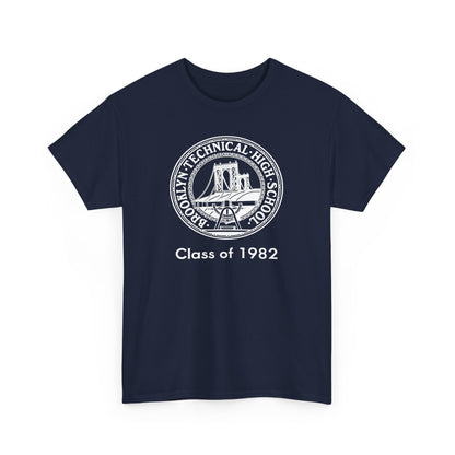 Classic Tech Logo - Men's Heavy Cotton T-Shirt - Class Of 1982