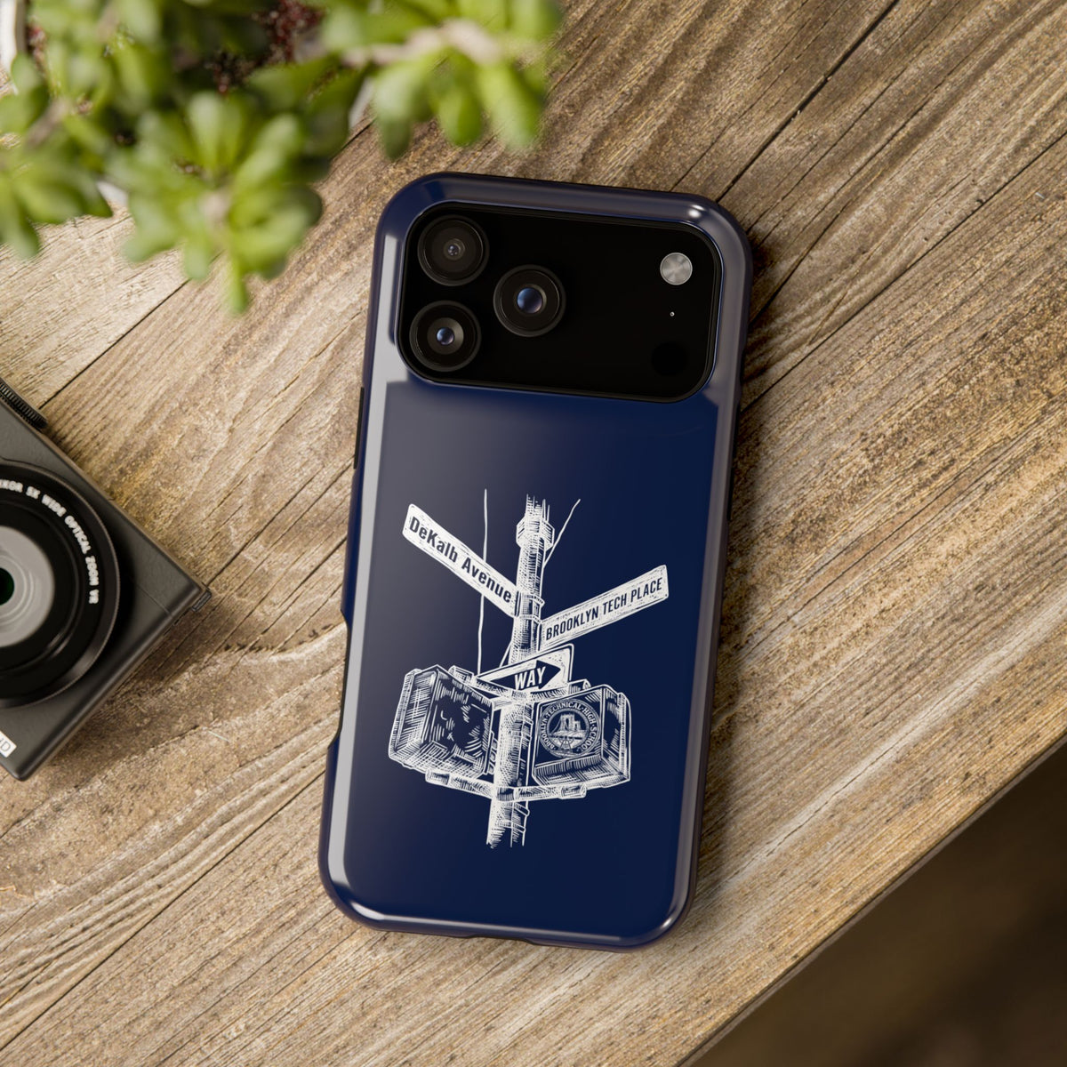 Dekalb Avenue & Brooklyn Tech Pl Magnetic Phone Case