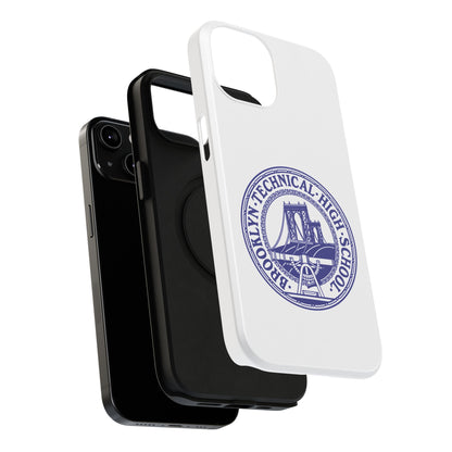 Classic Tech Seal - Impact-Resistant Phone Cases - Iphone Or Samsung - White