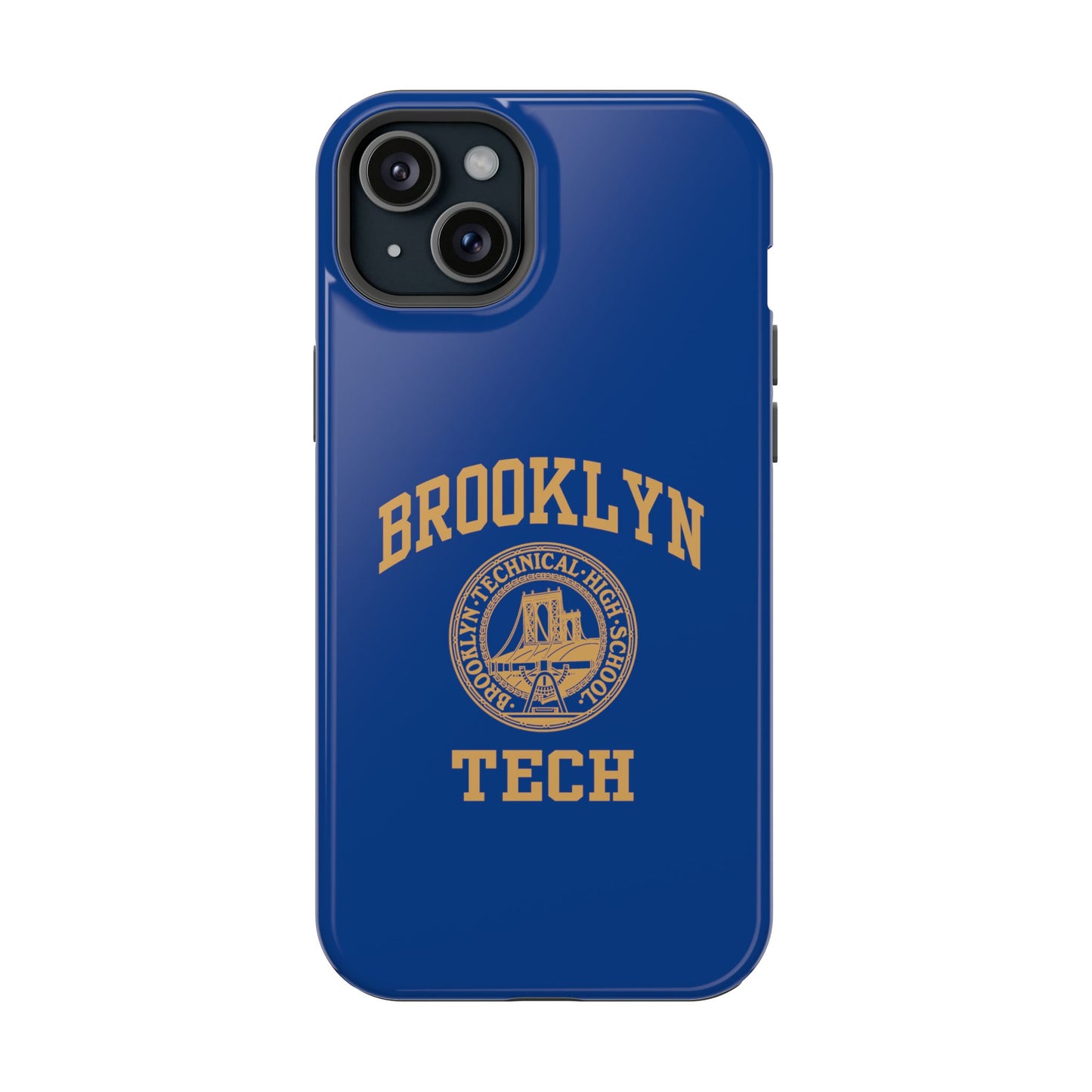 Brooklyn Tech Classic Logo - Impact-Resistant Phone Cases - Iphone Or Samsung - Navy