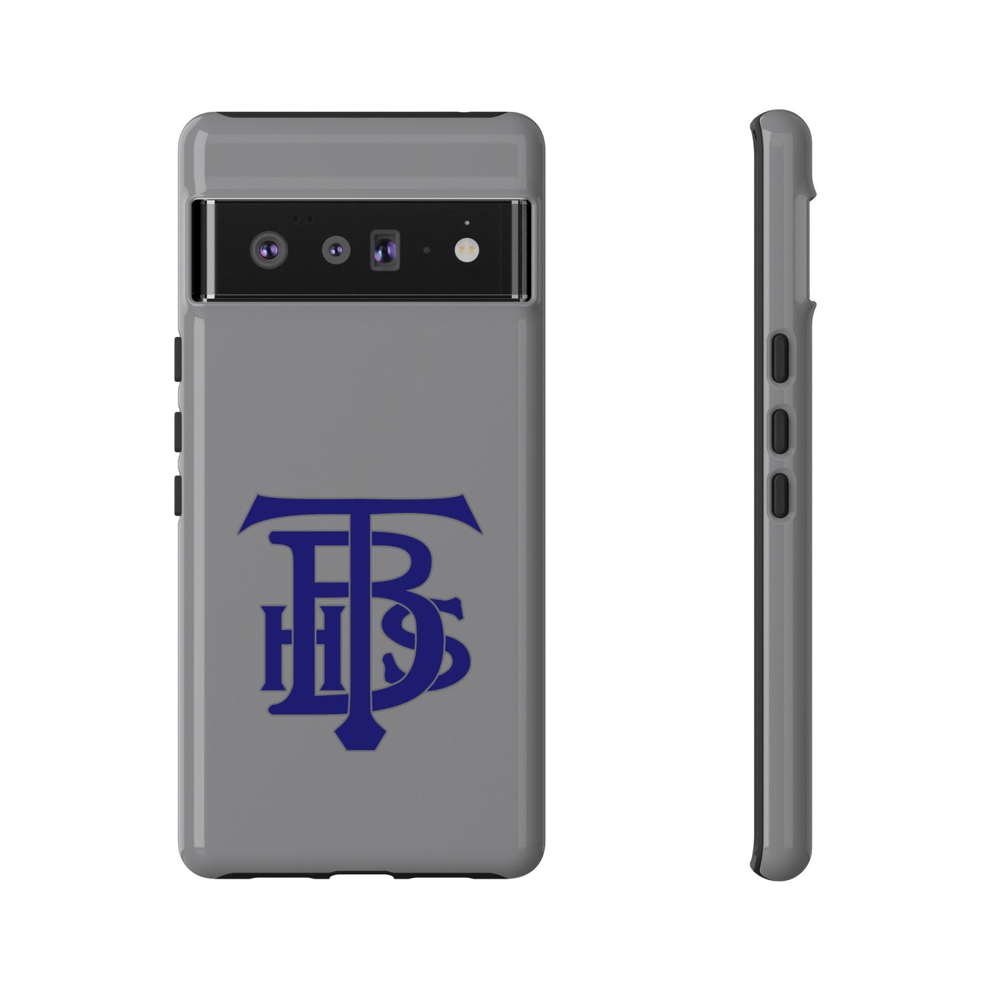 Stacked Logo - Tough Phone Cases - Gray - Google phones