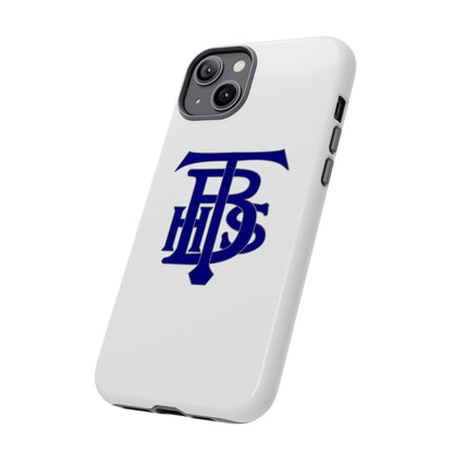 Stacked Logo - Tough Phone Cases - White