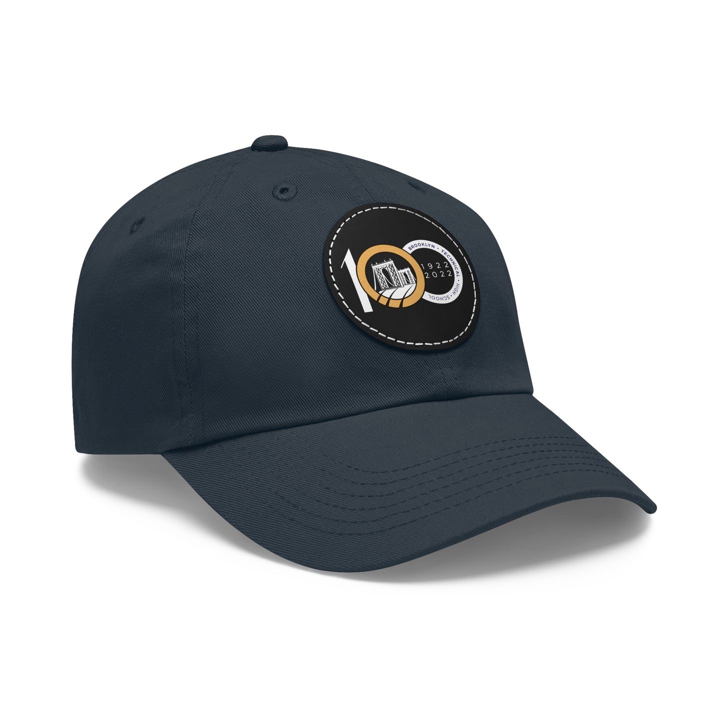 Tech Centennial Hat with Leather Patch (Round)