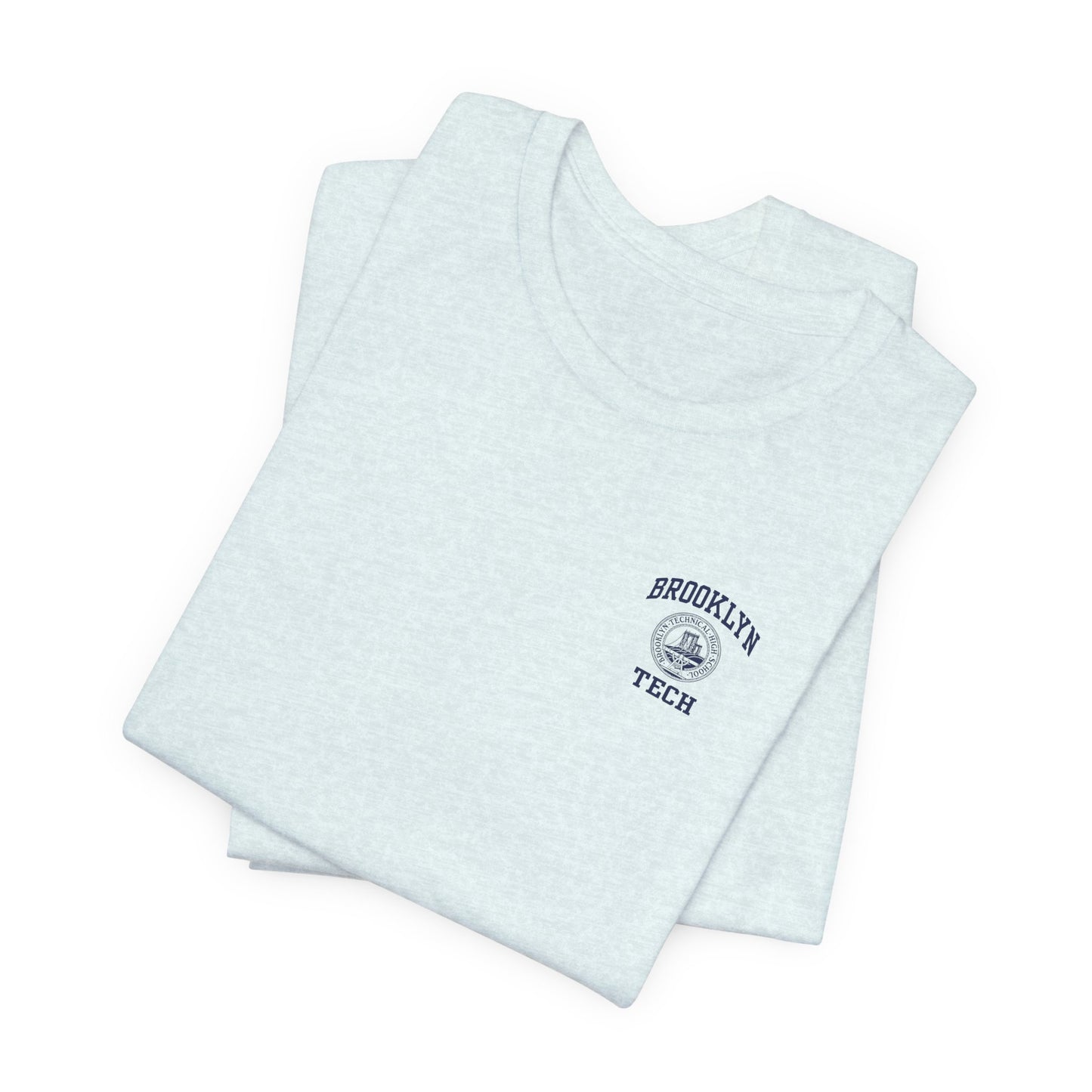 Classic Logo with Brooklyn Tech on Left Chest - Men's Bella + Canvas Short Sleeve Jersey T-Shirt