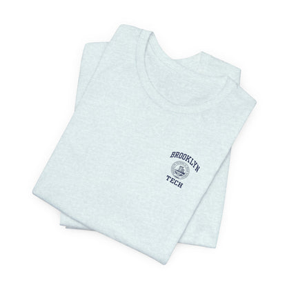 Classic Logo with Brooklyn Tech on Left Chest - Men's Bella + Canvas Short Sleeve Jersey T-Shirt