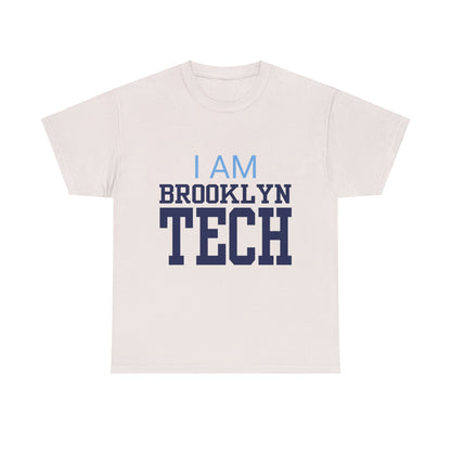 I Am Brooklyn Tech - Classic Font - Men's Heavy Cotton T-Shirt