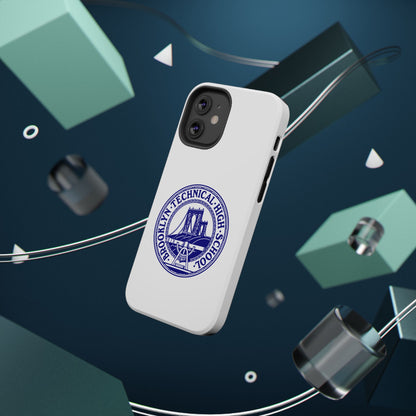 Classic Tech Seal - Impact-Resistant Phone Cases - Iphone Or Samsung - White