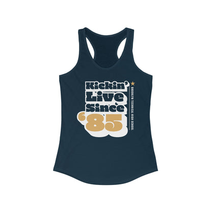 Class Of 1985 Commemorative Women's Ideal Racerback Tank - Kickin' Live Since '85