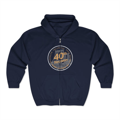 Class Of 1985 Commemorative Unisex Heavy Blend™ Full Zip Hooded Sweatshirt - 40th Reunion